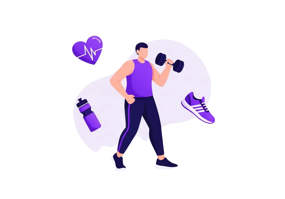 Fitness creator promoting health and wellness products